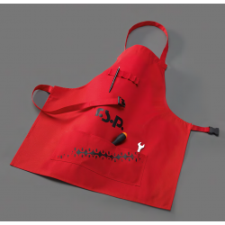 Workshop apron red -...